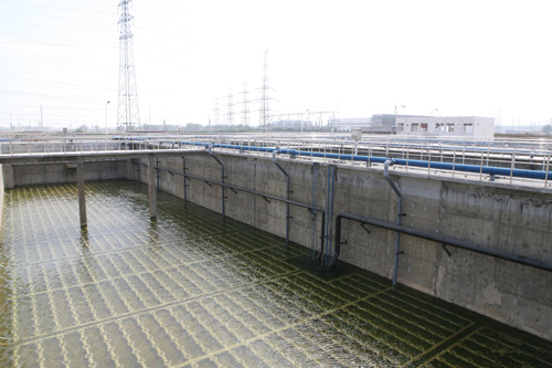 Wastewater treatment station of Huli District